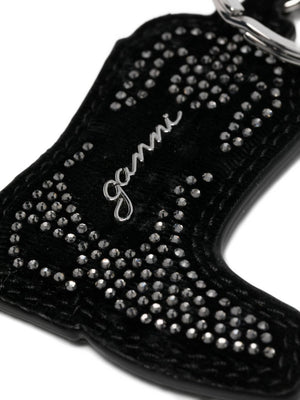 GANNI Keychains Black
