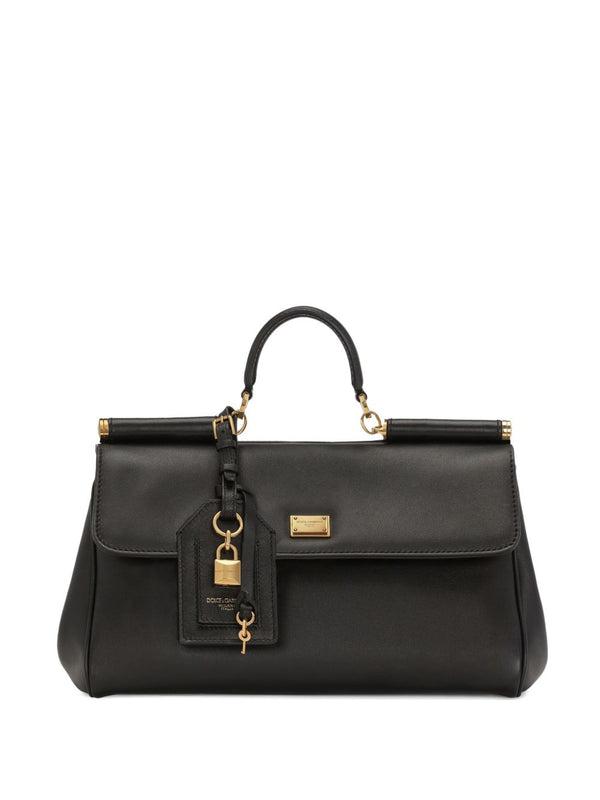 Dolce & Gabbana-MY SICILY HANDBAG IN PLONGÉ CALFSKIN