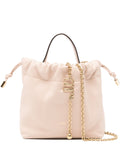 حقيبة كتف Chloé Mini Chloé Icons مع سلسلة من الجلد الناعم