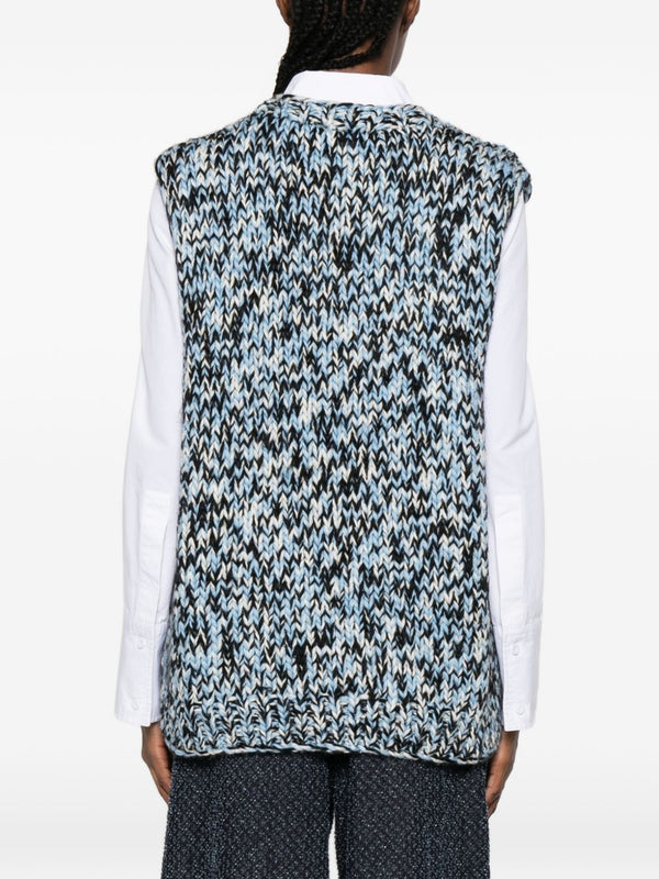 GANNI Sweaters Clear Blue
