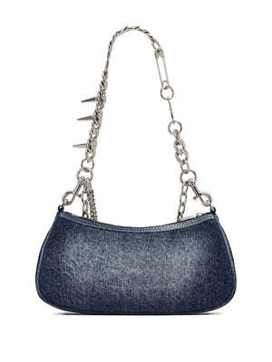 Marc Jacobs The Faded Denim Charm Shoulder Bag