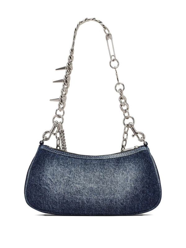 Marc Jacobs The Faded Denim Charm Shoulder Bag