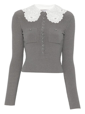 Self-portrait Sweaters Grey