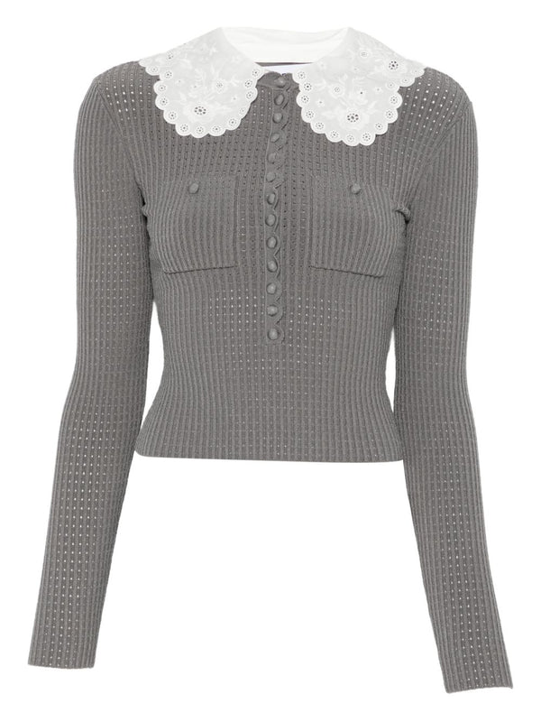 Self-portrait Sweaters Grey