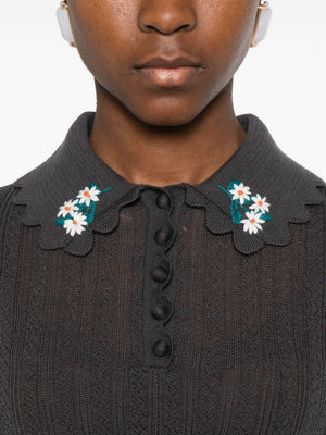 Self-portrait T-shirts and Polos Grey