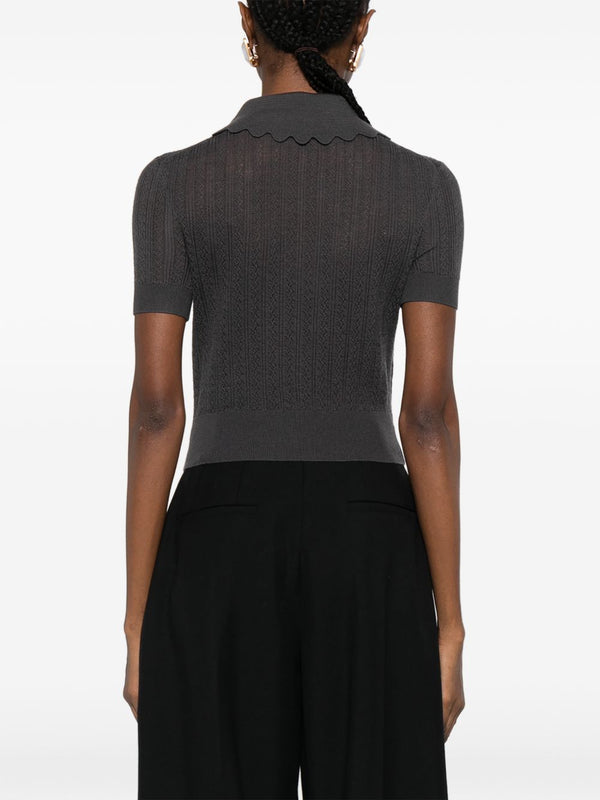 Self-portrait T-shirts and Polos Grey