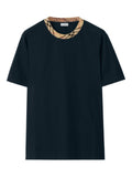 Burberry Check motif cotton t-shirt