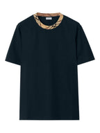 Burberry Check motif cotton t-shirt