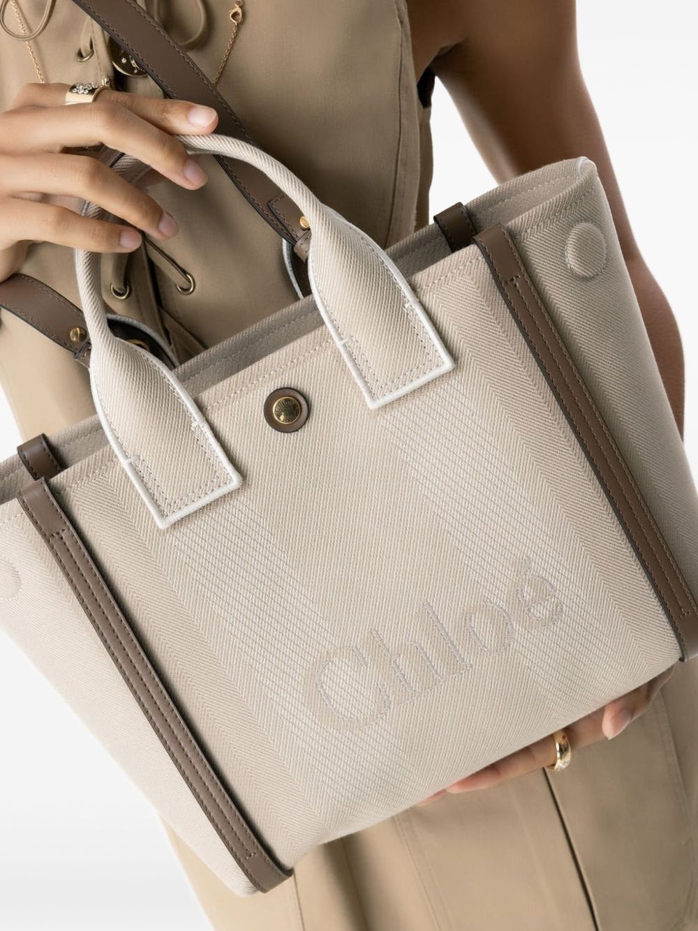 حقيبة يد قماشية Chloé Carry
