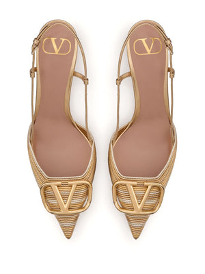 Valentino Garavani With Heel Golden