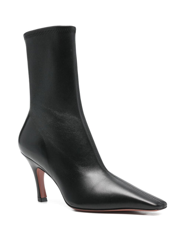 Amina Muaddi Boots Black