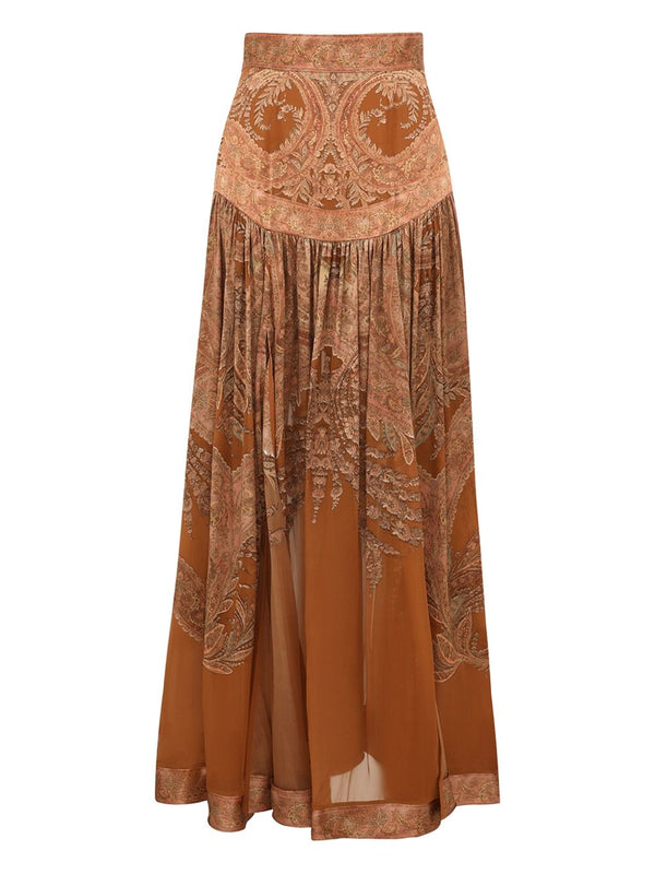 Zimmermann Skirts Brown