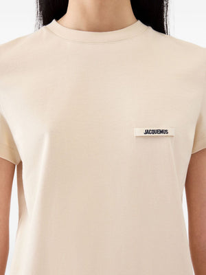 JACQUEMUS T-shirts and Polos Beige