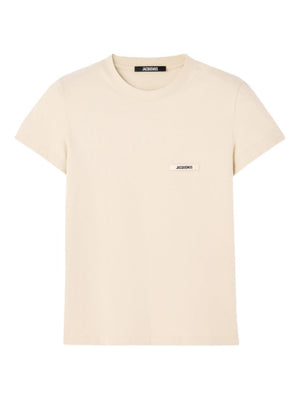 JACQUEMUS T-shirts and Polos Beige