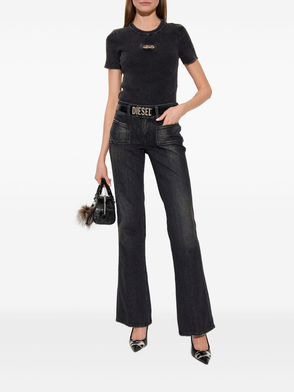 Diesel T-shirts and Polos Black