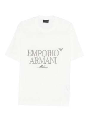 Emporio Armani T-shirts and Polos White