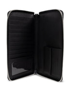 Emporio Armani Saffiano Leather Organizer With Asv Eagle Plaque