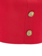 Balmain Knit bralette top with buttons