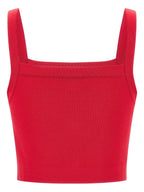 Balmain Knit bralette top with buttons