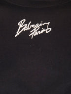 Balmain Logo cotton cropped t-shirt