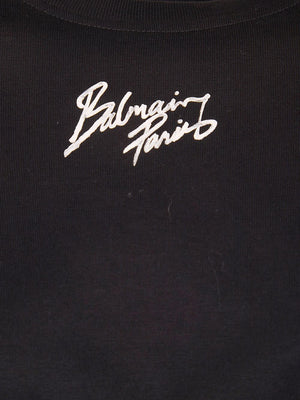Balmain T-shirts and Polos Black
