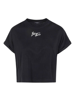 Balmain T-shirts and Polos Black