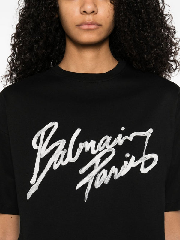 Balmain T-shirts and Polos Black
