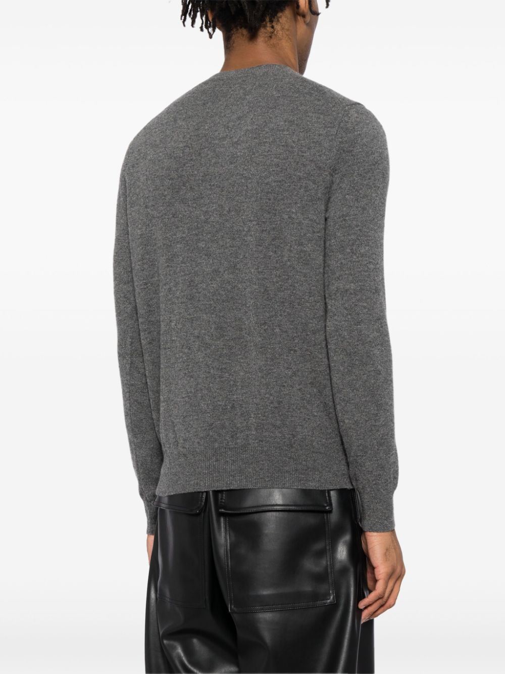 كنزة Comme des Garcons باللون الرمادي