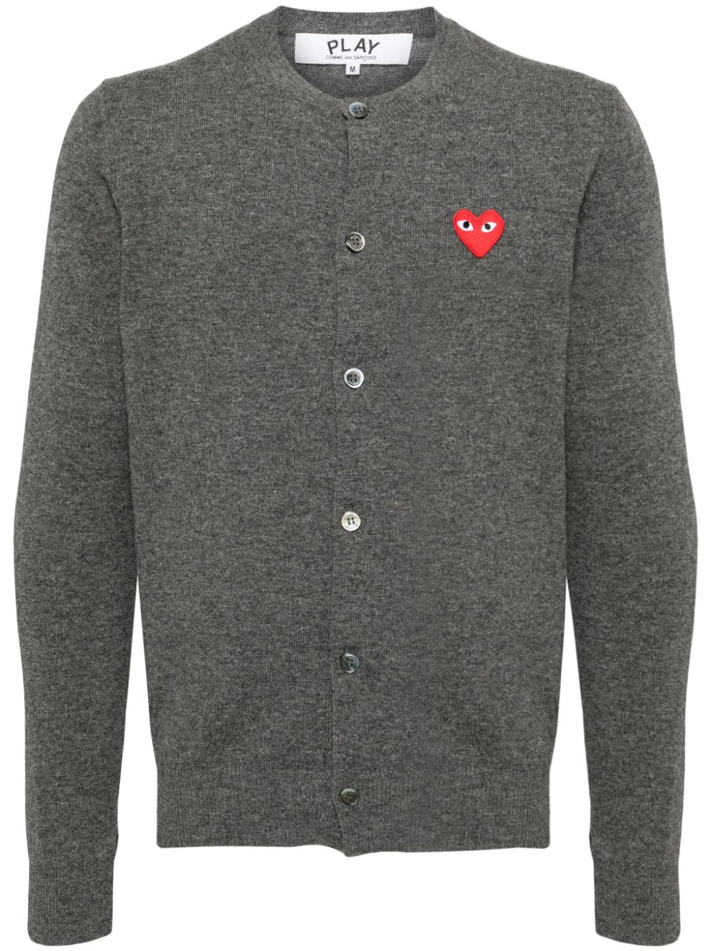 كنزة Comme des Garcons باللون الرمادي