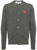 كنزة Comme des Garcons باللون الرمادي