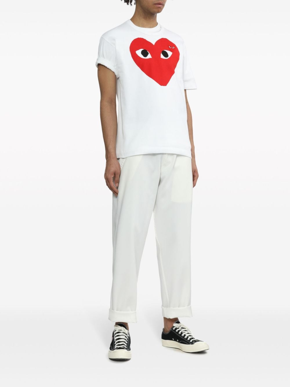 قمصان وقمصان بولو بيضاء من Comme des Garcons