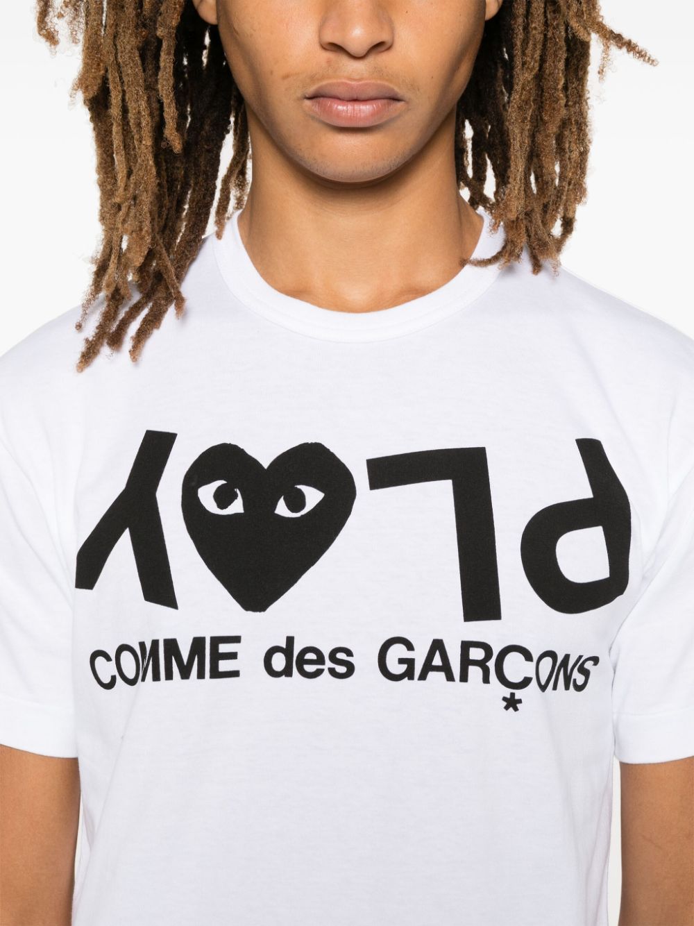 قمصان وقمصان بولو بيضاء من Comme des Garcons