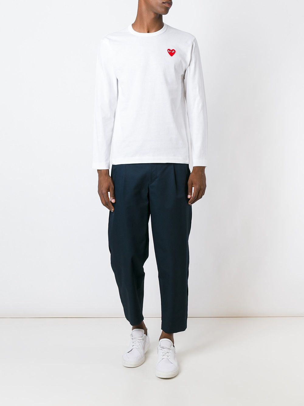 قمصان وقمصان بولو بيضاء من Comme des Garcons