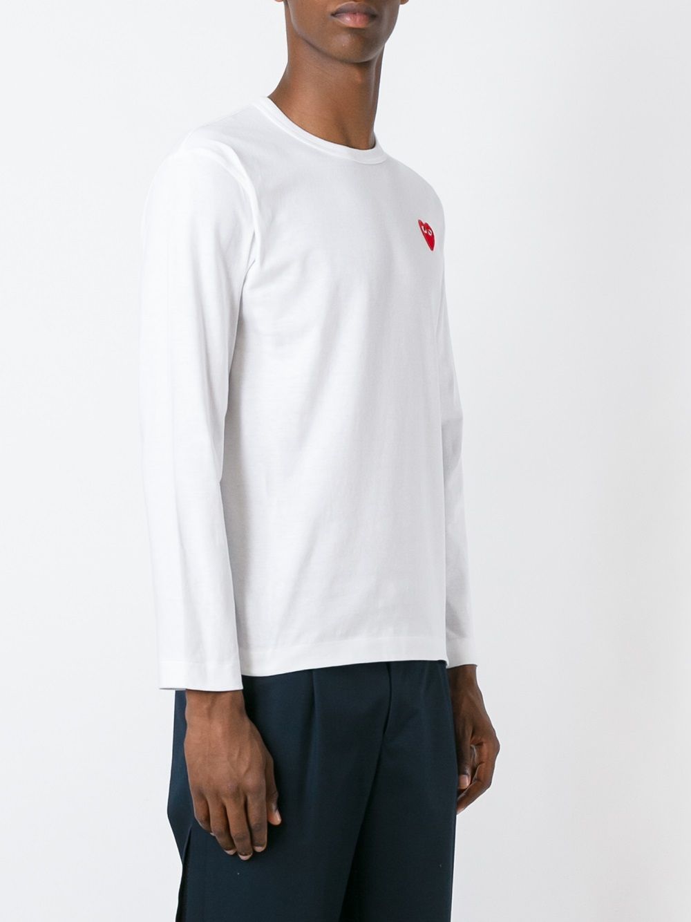 قمصان وقمصان بولو بيضاء من Comme des Garcons