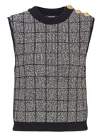 Balmain Tweed Tank Top