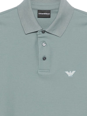 Emporio Armani T-shirts and Polos Clear Blue