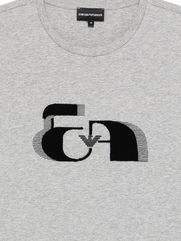 Emporio Armani E.ARMANI EXCLUSIVE PRE T-shirts and Polos Grey