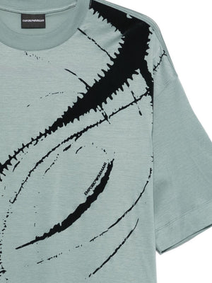 Emporio Armani T-shirts and Polos Clear Blue