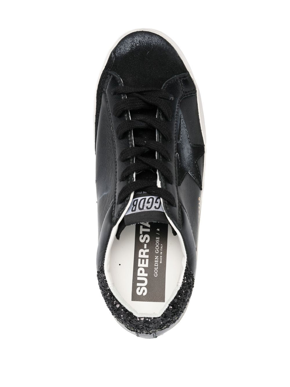 Golden Goose Super-Star Leather Sneakers.