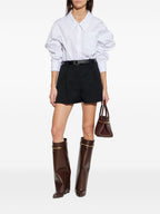 Givenchy Wool pleated shorts