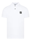 Stone Island Logo cotton polo shirt
