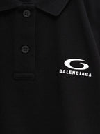 تيشيرت بولو مطرّز بشعار Balenciaga