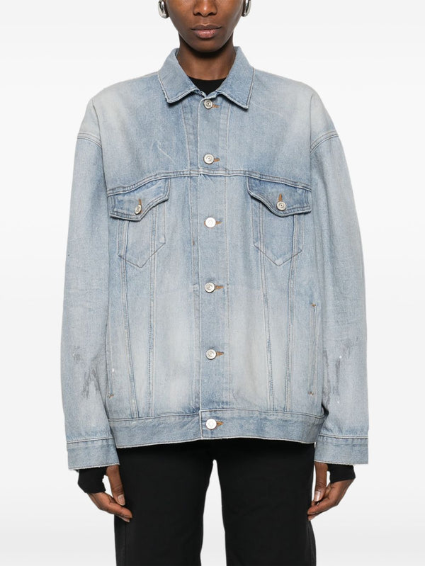Balenciaga Jackets Clear Blue