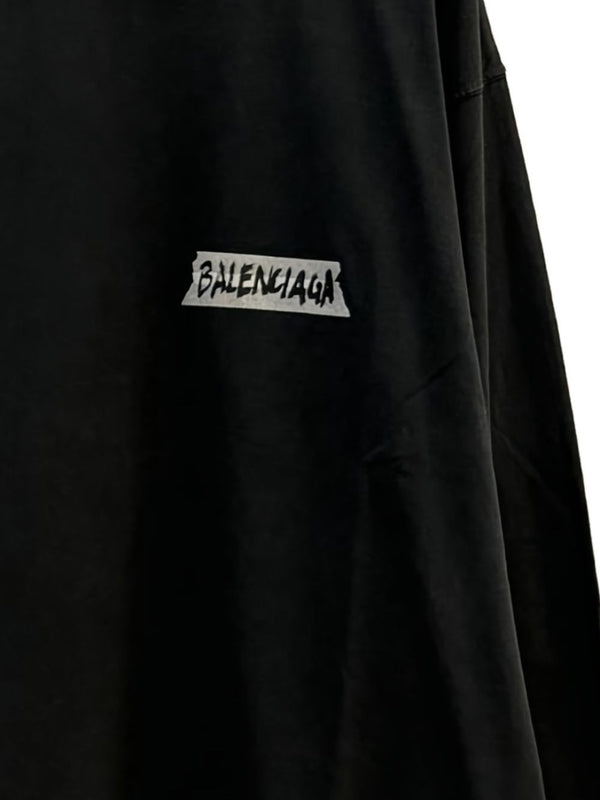 Balenciaga T-shirts and Polos Black