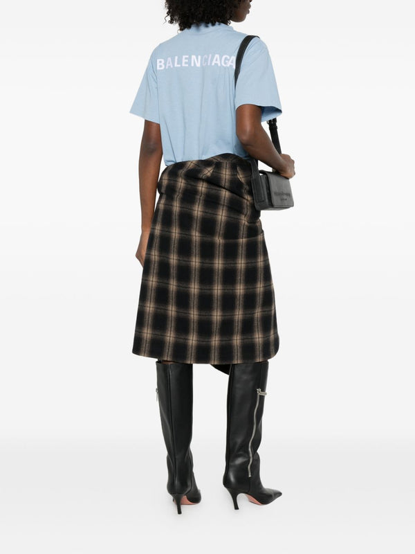 Balenciaga T-shirts and Polos Clear Blue