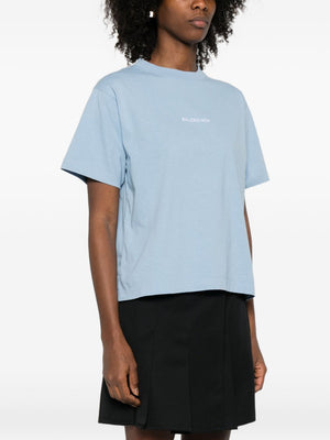 Balenciaga T-shirts and Polos Clear Blue