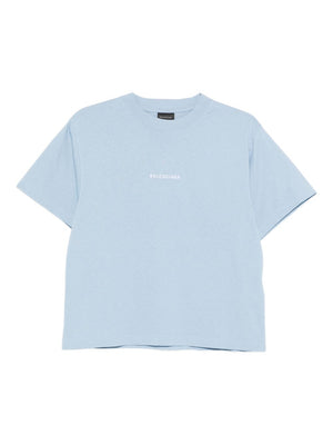 Balenciaga T-shirts and Polos Clear Blue