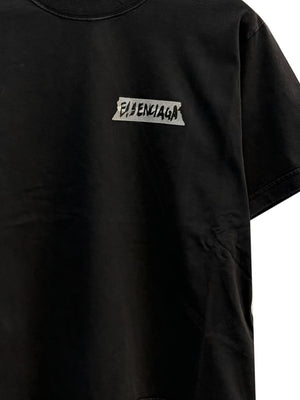 Balenciaga T-shirts and Polos Black