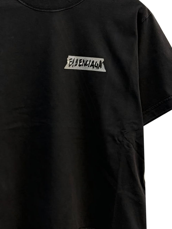 Balenciaga T-shirts and Polos Black