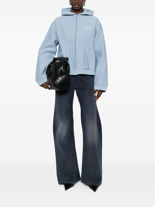 Balenciaga Sweaters Clear Blue